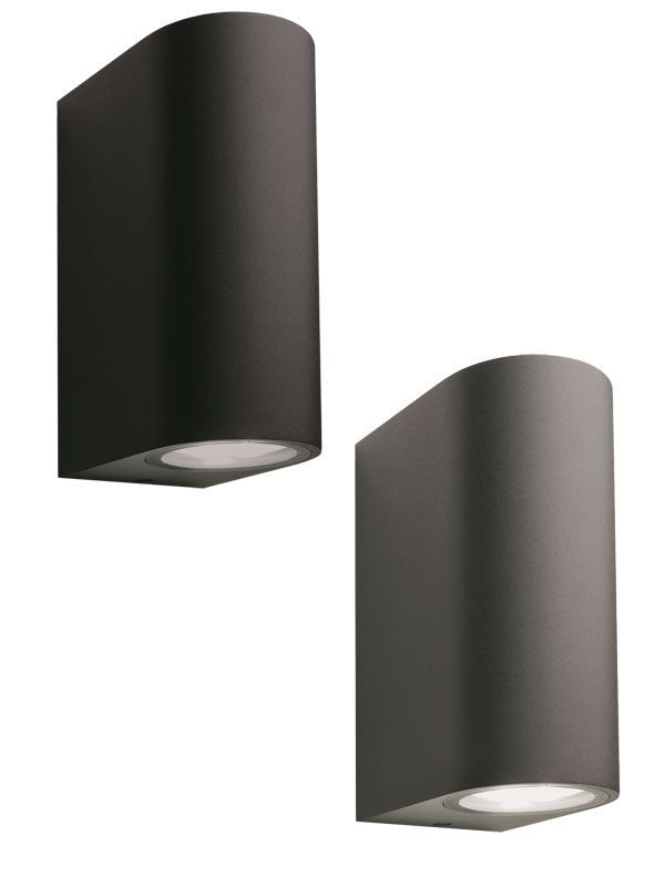 Wandleuchte Sibus in Schwarz und Anthrazit von GardenLights