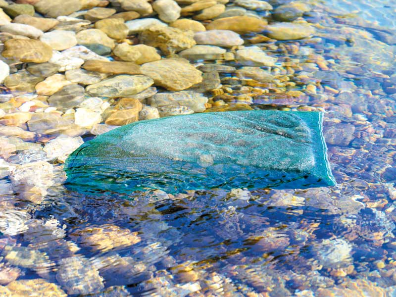 AquaHumin von OASE Anwendung im Gartenteich 
