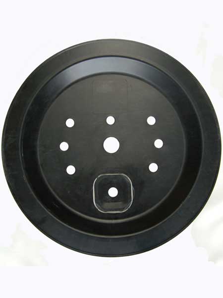 Runde Brunnenabdeckung A90 aus GFK im Handauflegeverfahren hergestellt