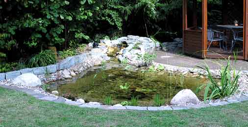 Fertiger Gartenteich
