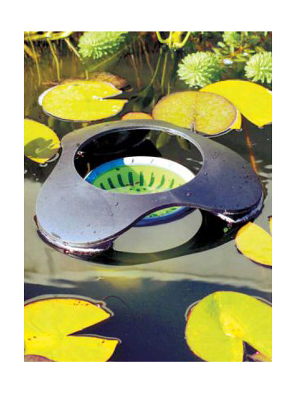 pond skimmer auf teich