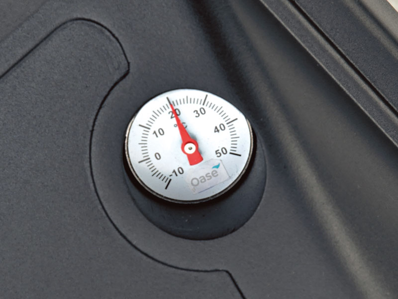Temperaturanzeige des Biosmart 5000