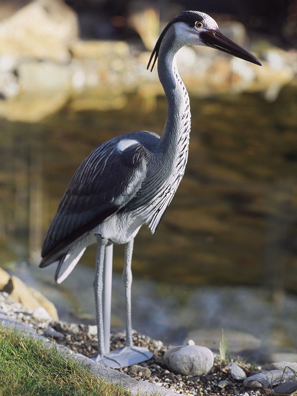 teichfigur-reiher Teichfigur Fischreiher