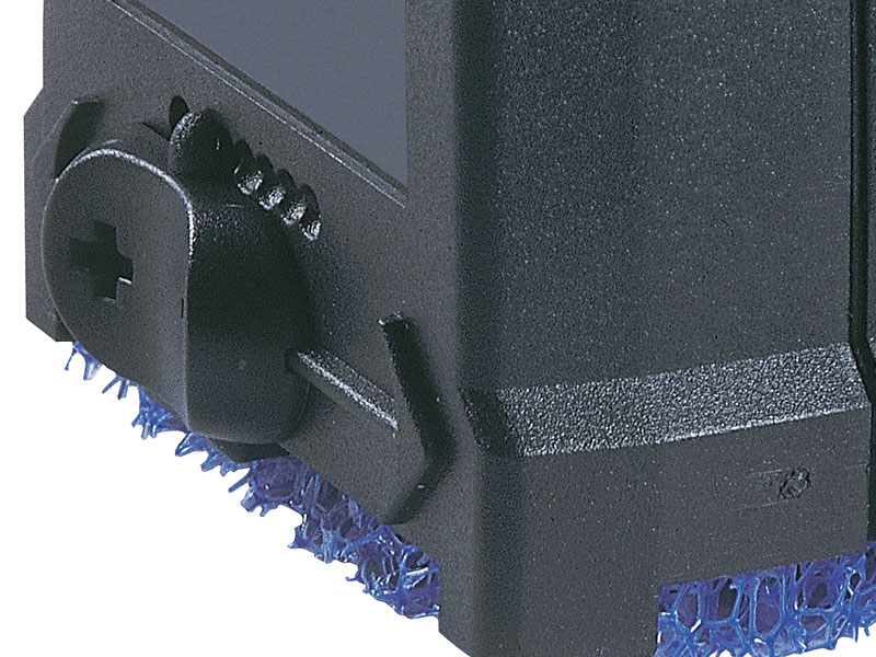 Nahaufnahme des Reglers und Filters der Aquarius Universal Classic