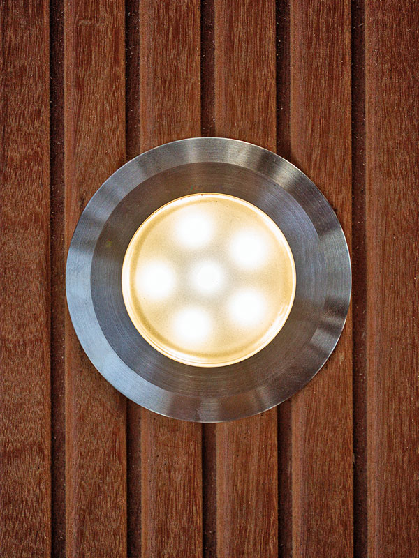 Einbauleuchte Sirius in Warmweiss aus der Vogelperspektive