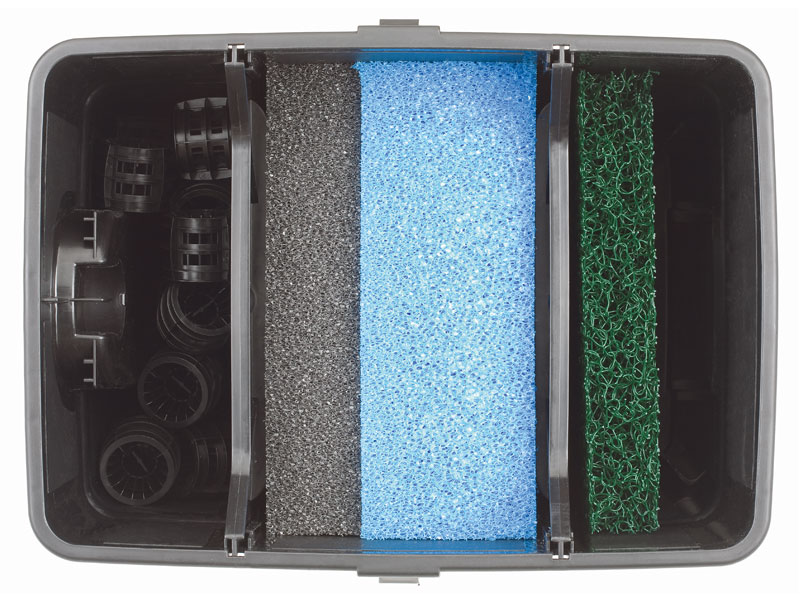 Filterschwaemme des Durchlauffilters aus dem MultiClear Set 5000 