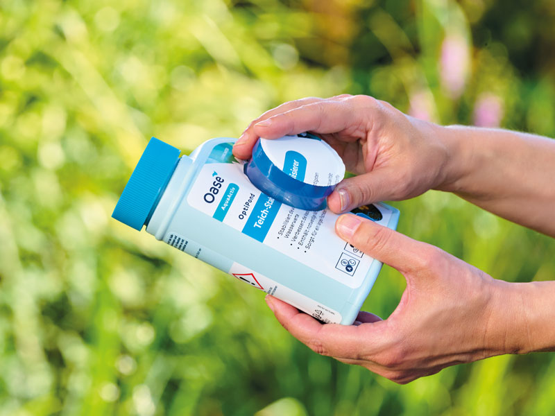 AquaActiv OptiPond mit herausnehmbarem Dosierbecher