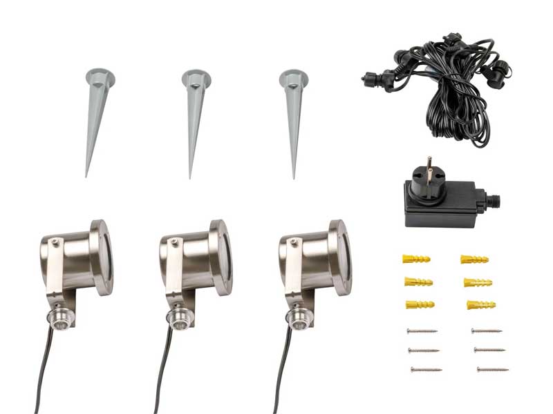 Lieferumfang des Spotstrahler-Sets Catalpa