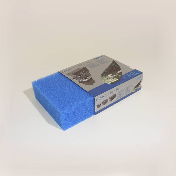 filterschwamm-biotec-5 Ersatzfilterschwamm, blau (Art.Nr. 54031)