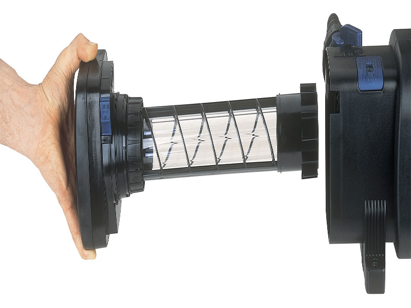 Leichtes Austauschen der Leuchtmittel beim Bitron C 55 W