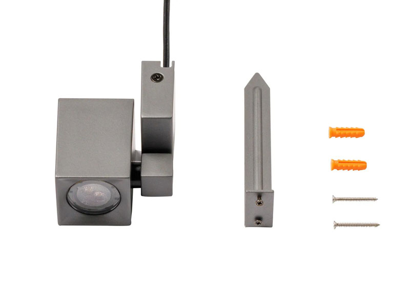 Lieferumfang Strahler Nano von GardenLights Lieferumfang des Strahler Nano von GardenLights