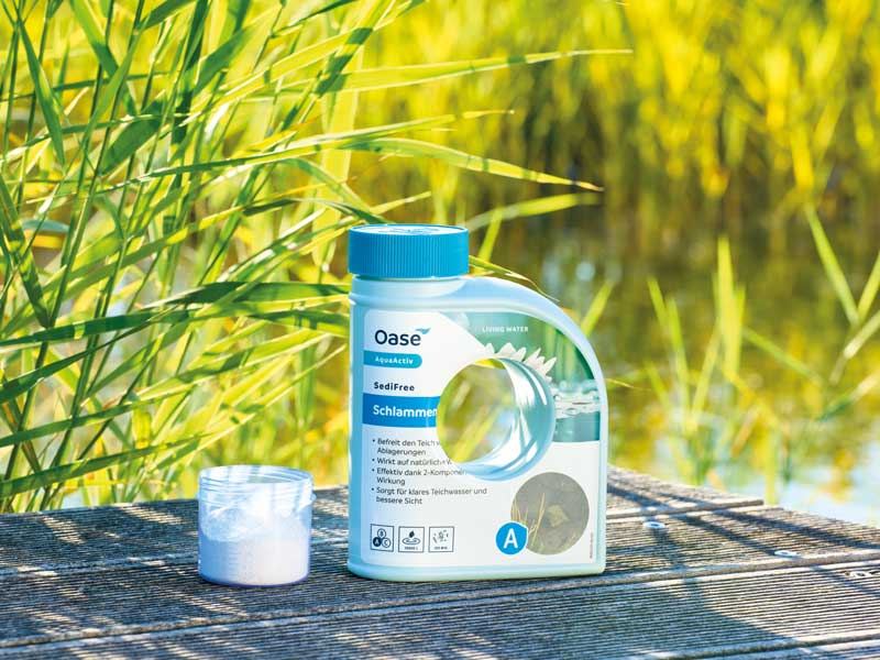 AquaActiv SediFree zur Schlammentfernung im Teich