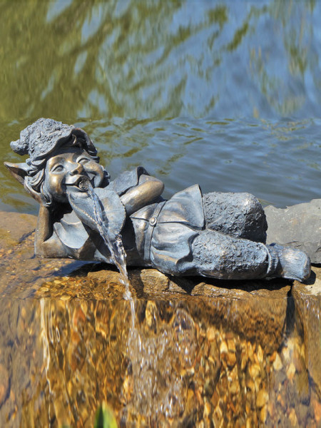 Wasserspiel "Pan" aus Polystone (Art.Nr. gr129)