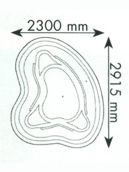 Teichbecken 152 Bio (GFK) - XXL-Produkt